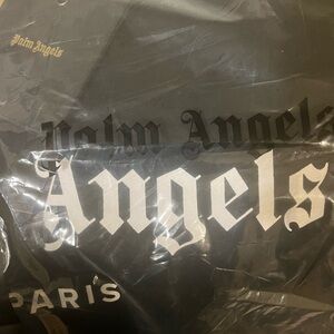 Black and white Palm angels shirt size L